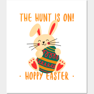 The hunt is on! Happy Easter Posters and Art